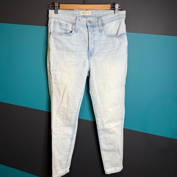Madewell Light Blue Skinny Jeans High-Waisted - Picture 5 of 14